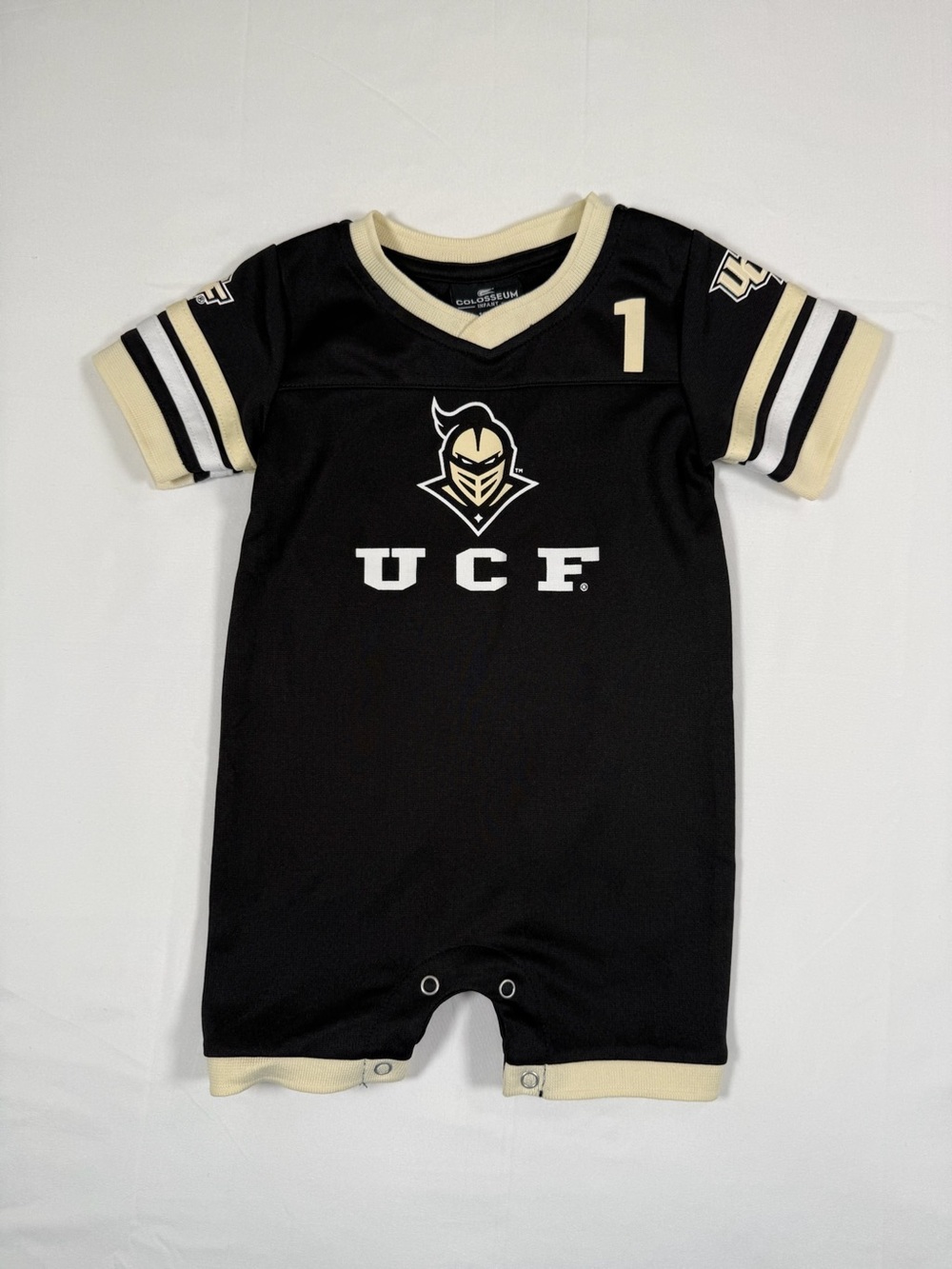 COLOSSEUM UCF Knights Football Jersey Romper Infant Size 6-12M Game Day Outfit